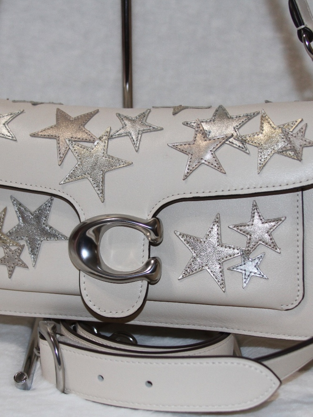 NWT COACH Tabby 26 Shoulder Bag Star Applique Crossbody Leather Purse - Picture 4 of 8